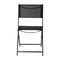 Merrick Lane Bardwell Set of 2 Versatile Flex Comfort Indoor/Outdoor Fold Chairs with Metal Frames